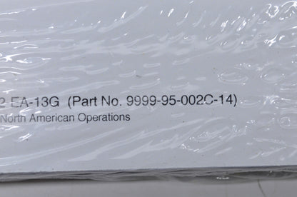 OEM Mazda 9999-95-002C-14, 8DB2-EA-13G 2014 2 Owners Manual NOS