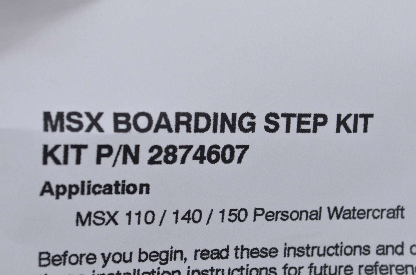OEM Polaris 2859043 Step Kit NOS