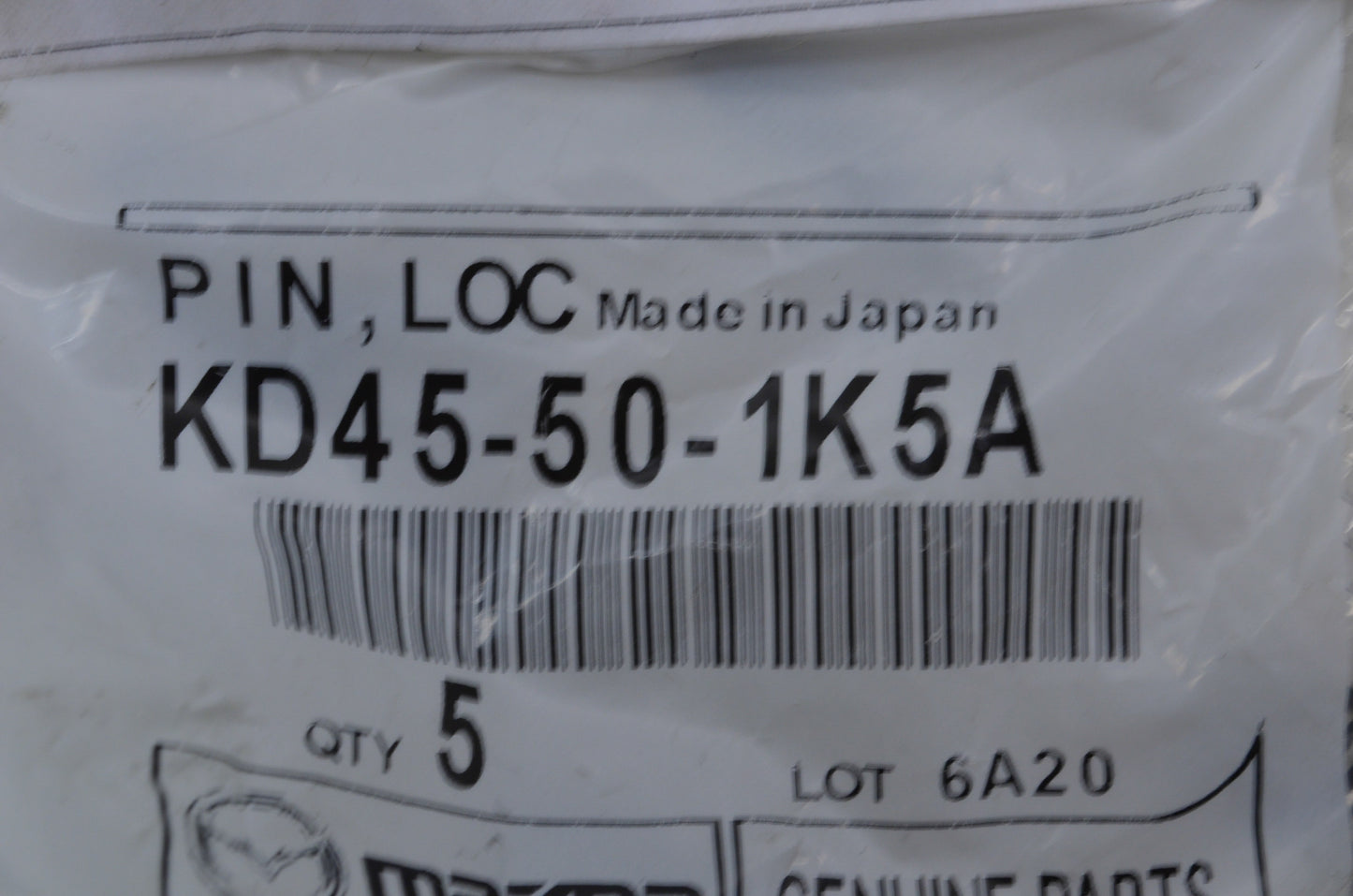 OEM Mazda KD45-50-1K5A Lock Pin Qty 2 NOS