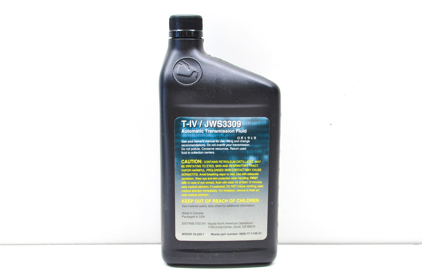 OEM Mazda 0000-77-114E-01 Automatic Transmission Fluid T-Iv/Jws3309 1 Quart NOS