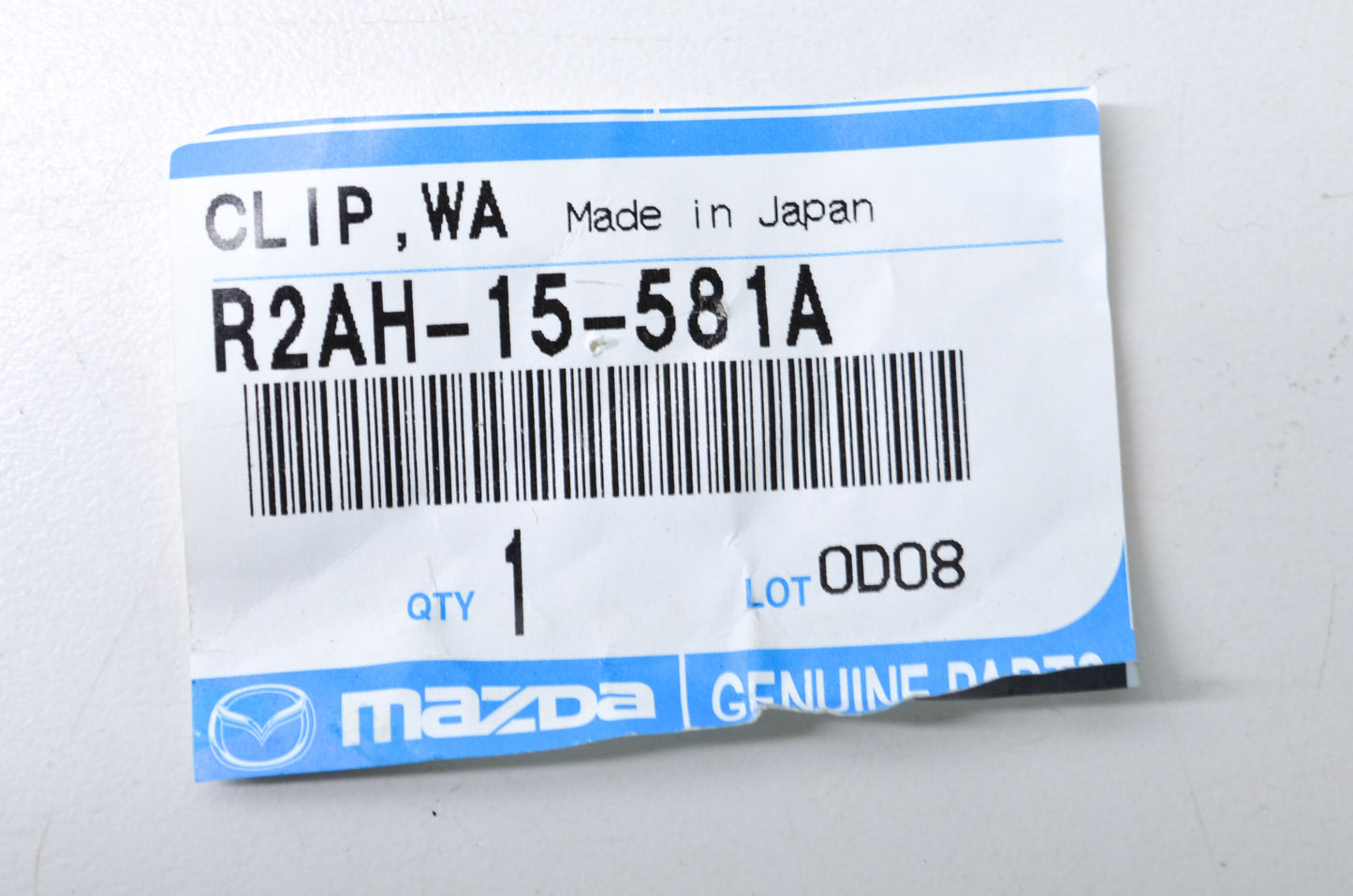 OEM Mazda R2AH-15-581A Water Hose Clip NOS
