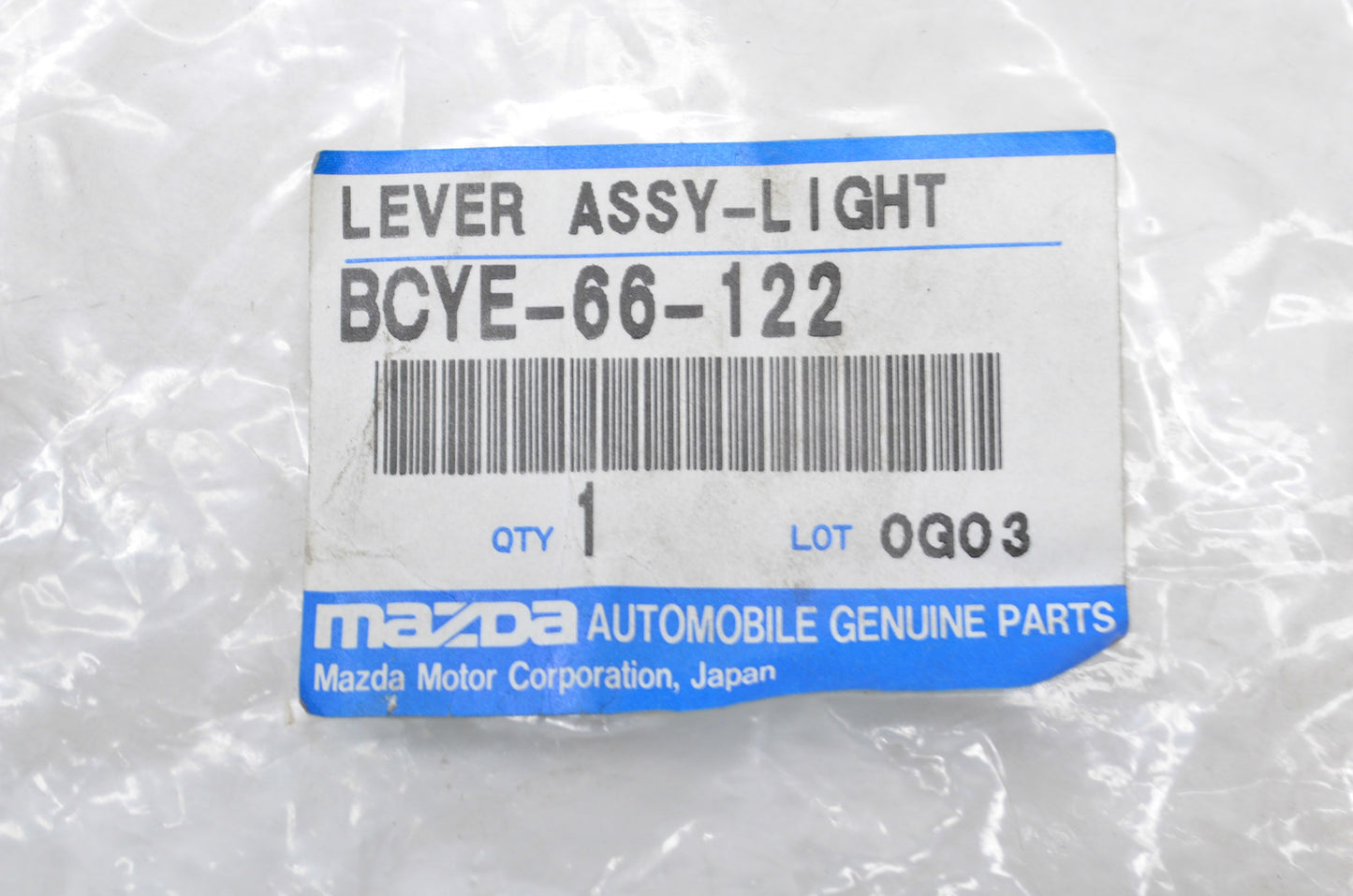 OEM Mazda BCYE-66-122 Light Lever Kit NOS