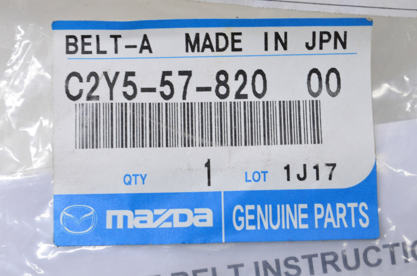 New OEM Mazda Seat Belt Buckle NOS