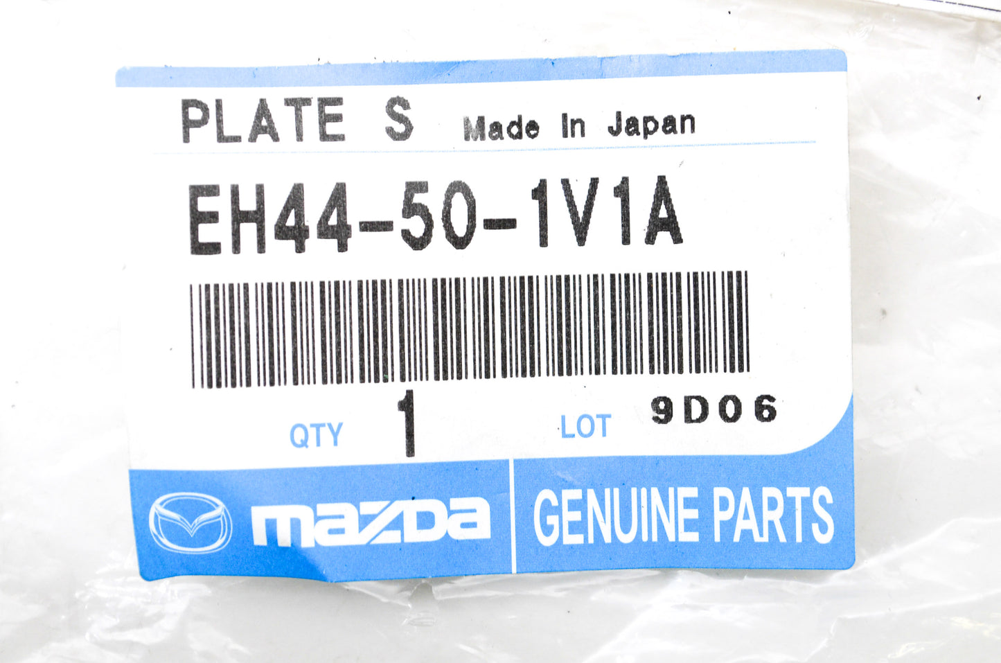 OEM Mazda EH44-50-1V1A Left Front Bumper Seal Plate NOS