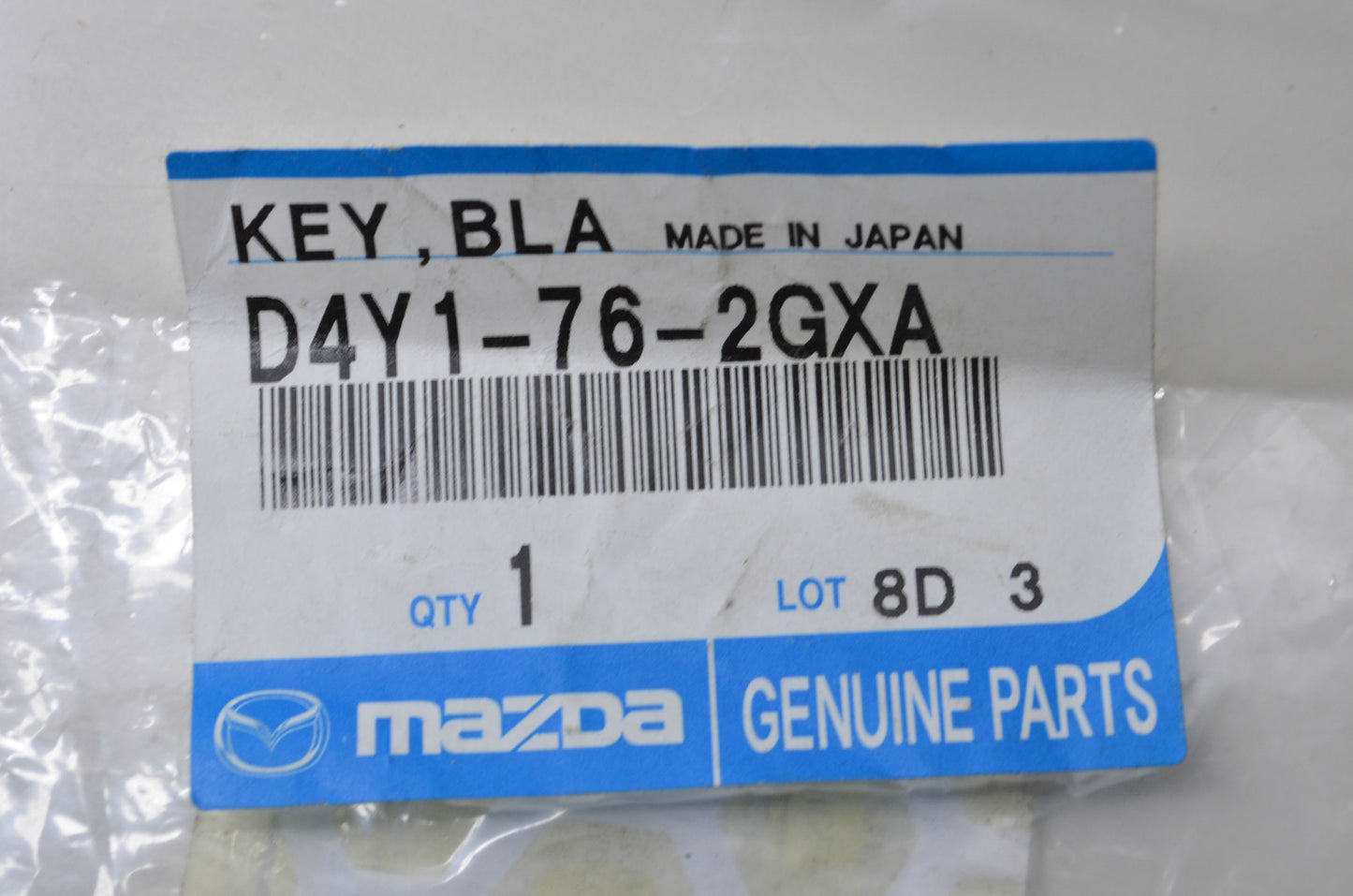 New OEM Mazda Transponder Key NOS