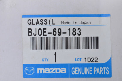 OEM Mazda BJ0E-69-183 Left Door Mirror Glass NOS