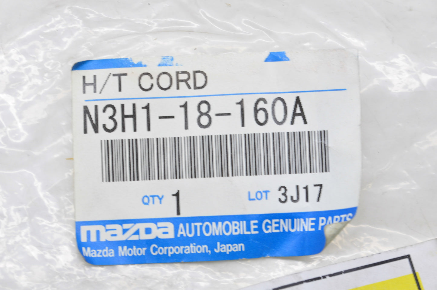 OEM Mazda N3H1-18-160A Spark Plug Wire Lead NOS