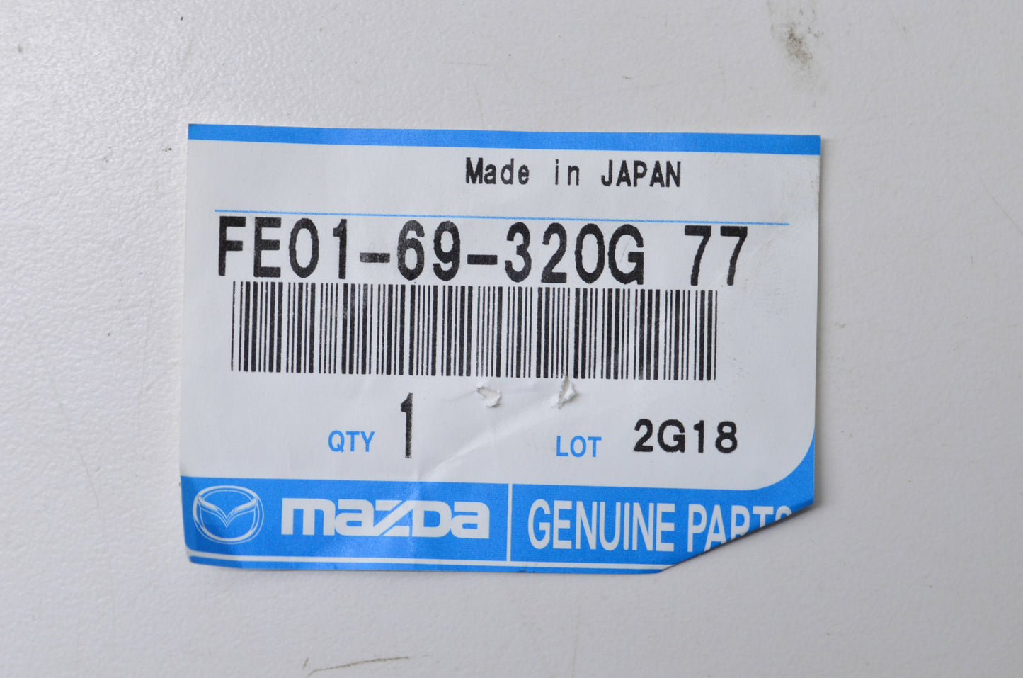 New OEM Mazda Gray Driver Side Sun Visor NOS