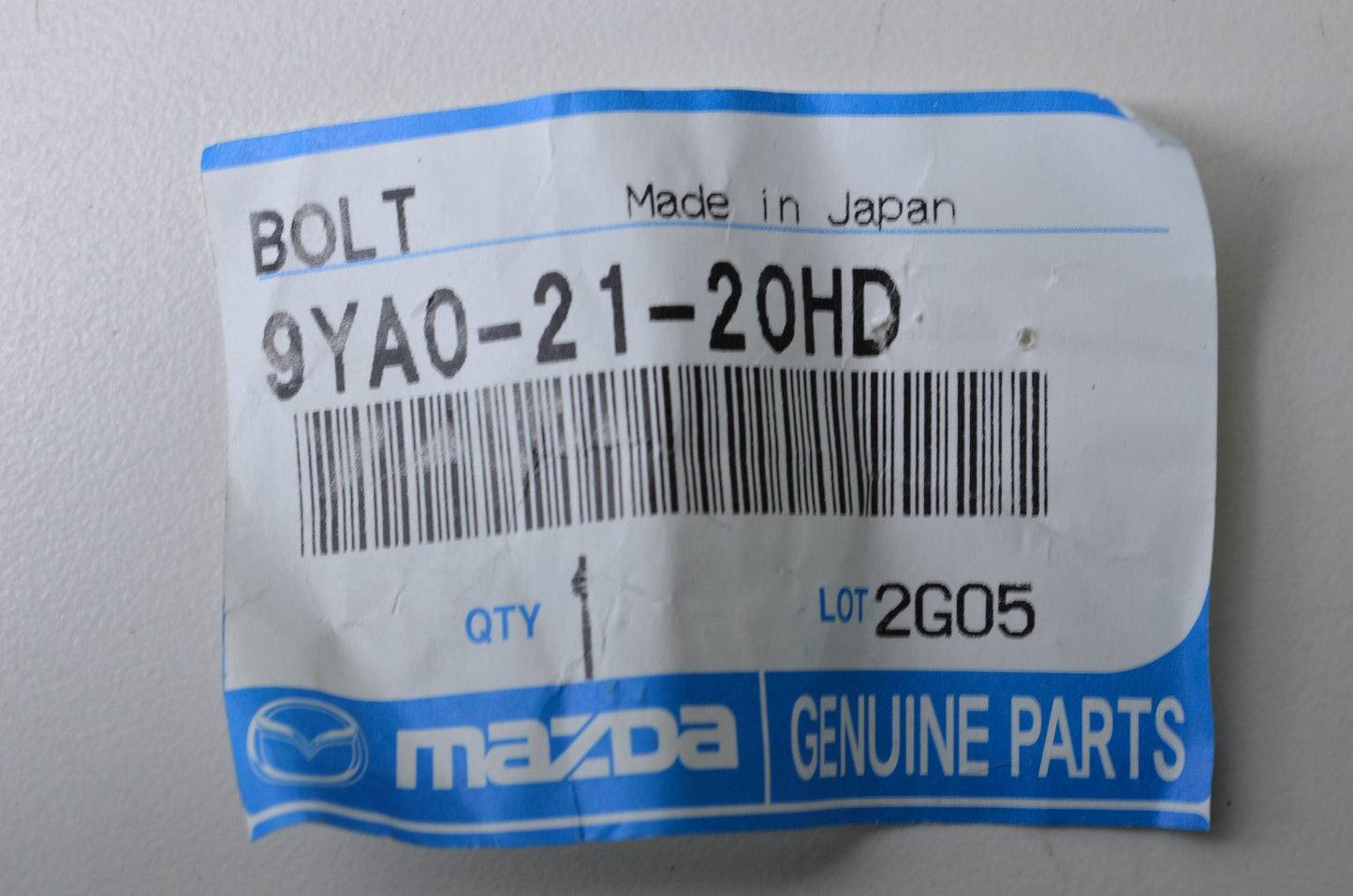 New OEM Mazda Caliper Anchor Plate Bolt NOS