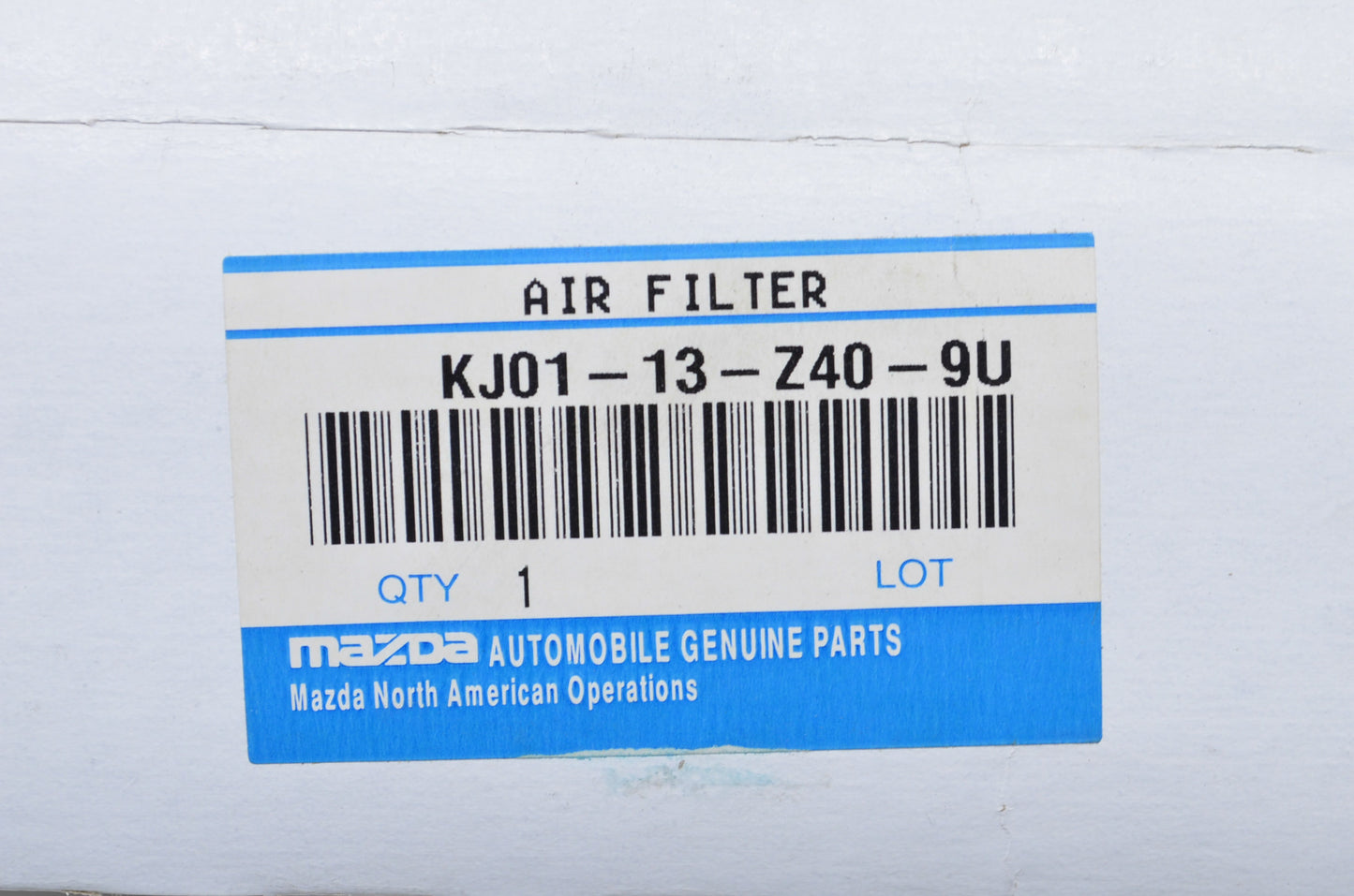 OEM Mazda KJ01-13-Z40-9U Air Filter NOS