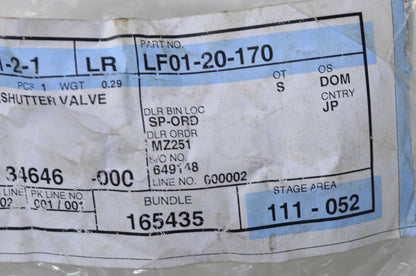 New OEM Mazda Shutter Valve Actuator NOS