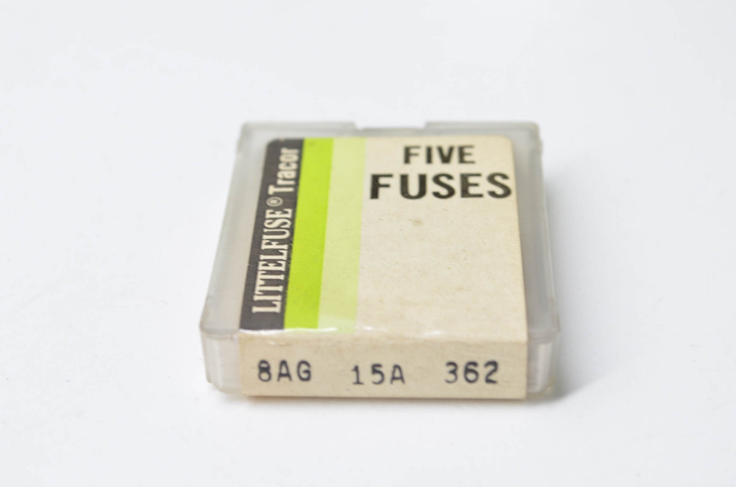 Littelfuse 8AG15A362 15A Tractor Fuse Qty 5 NOS