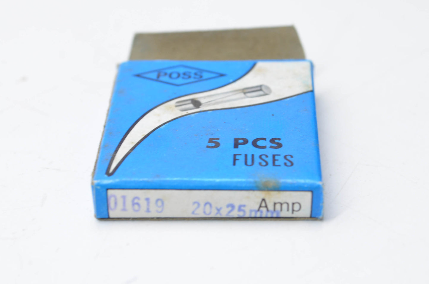 New POSS 20X25mm 20A Fuse QTY 5 NOS