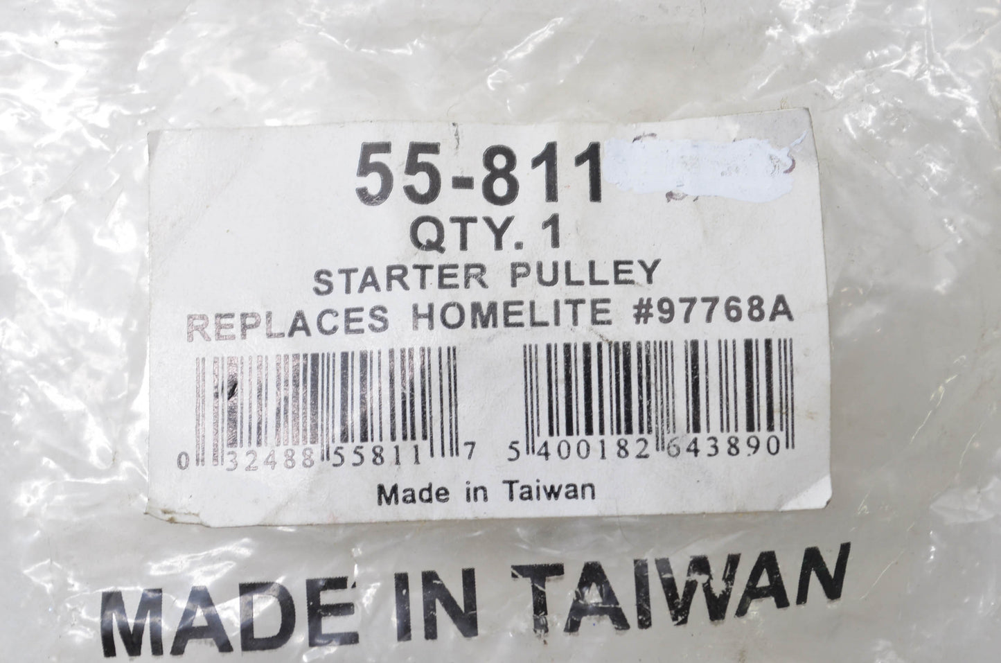 Oregon 55-811, 97768A Starter Pulley NOS