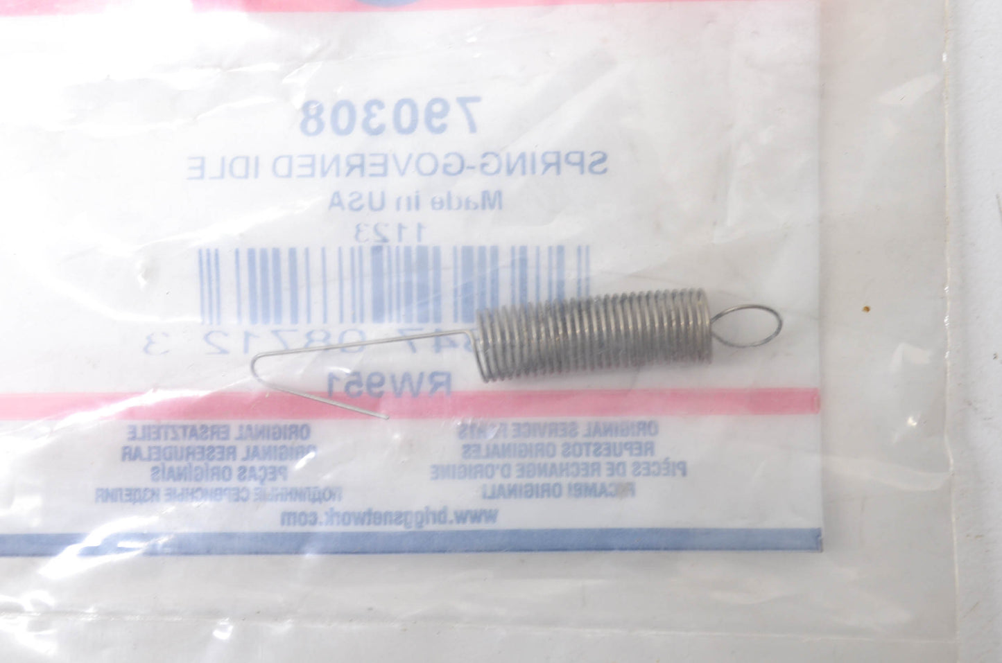 New OEM Briggs & Stratton Governor Spring NOS