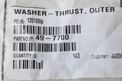 Thrust Washer Qty 2 NOS