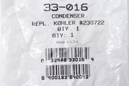 Oregon 33-016 Condenser NOS