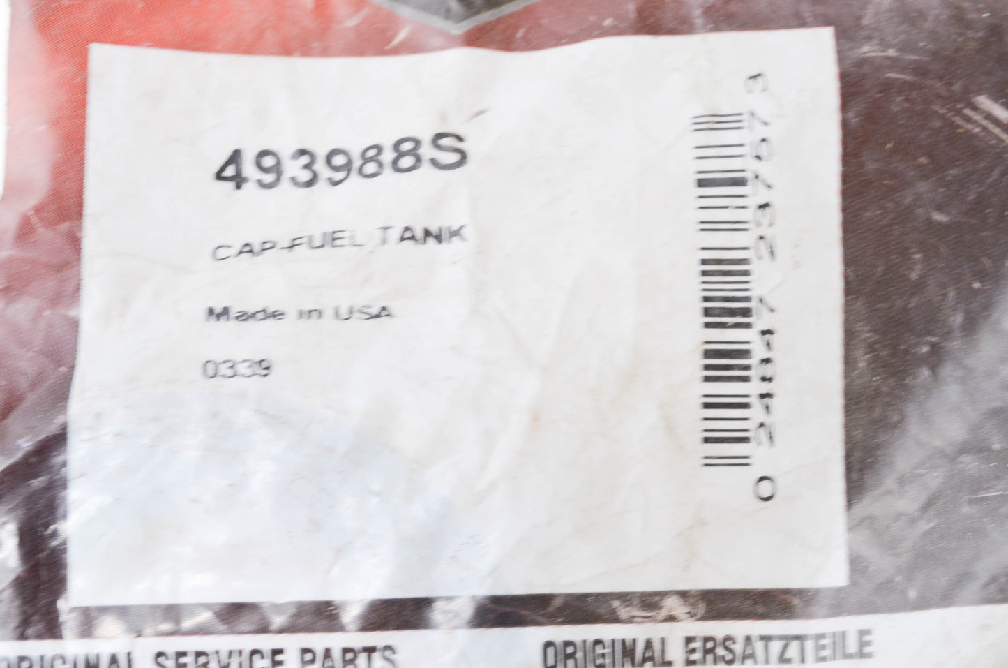 New OEM Briggs & Stratton Fuel Tank Cap NOS