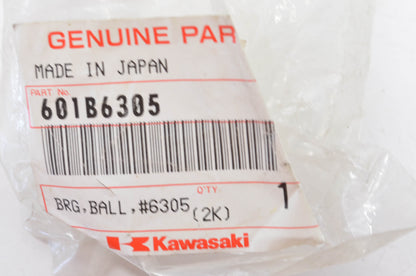 OEM Kawasaki 601B6305 Ball Bearing #6305 NOS