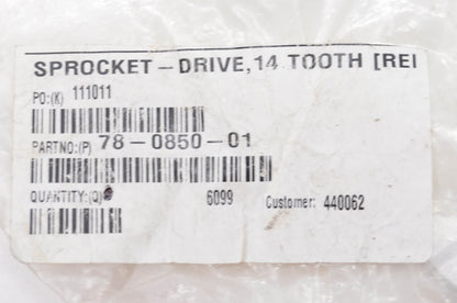 Toro 78-0850-01 Drive Sprocket NOS