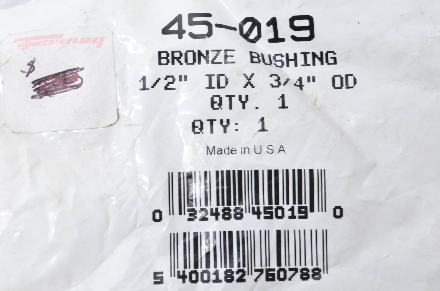 New Oregon Bushing NOS