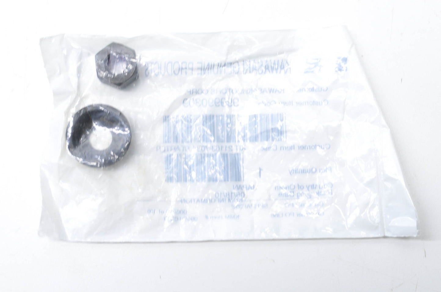 OEM Kawasaki 999990309 Starter/Stopper Nut Kit NOS