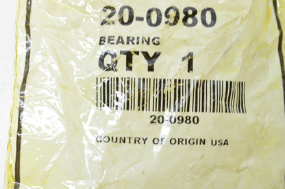 New OEM Toro 20-0980 Shaft Bearing NOS