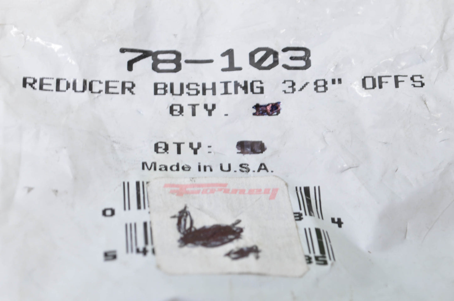 Toro 78-103 Bushing Qty 2 NOS