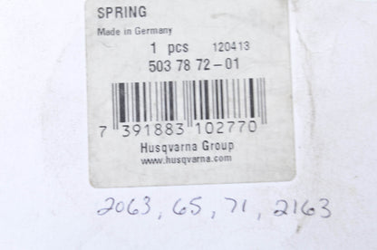 New OEM Husqvarna Starter Spring NOS