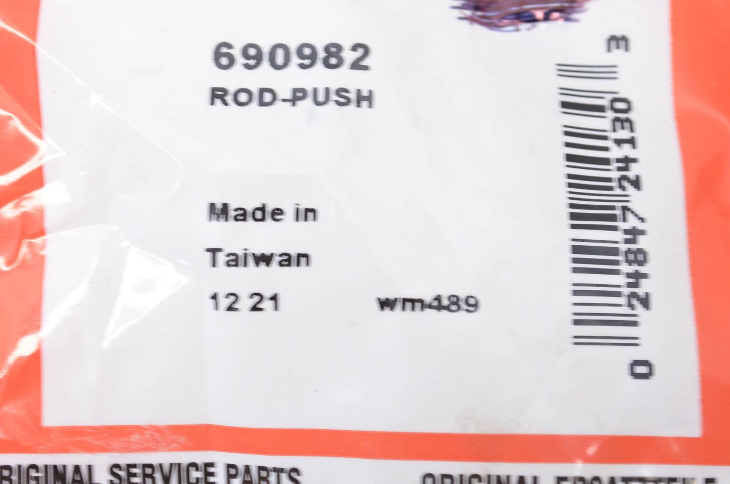 New OEM Briggs & Stratton 690982 Push Rod NOS