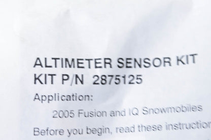 OEM Polaris 2875125 Digital Elevation Gauge Kit NOS