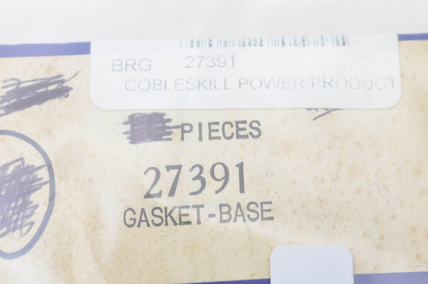 OEM Briggs & Stratton 27391 Base Gasket NOS