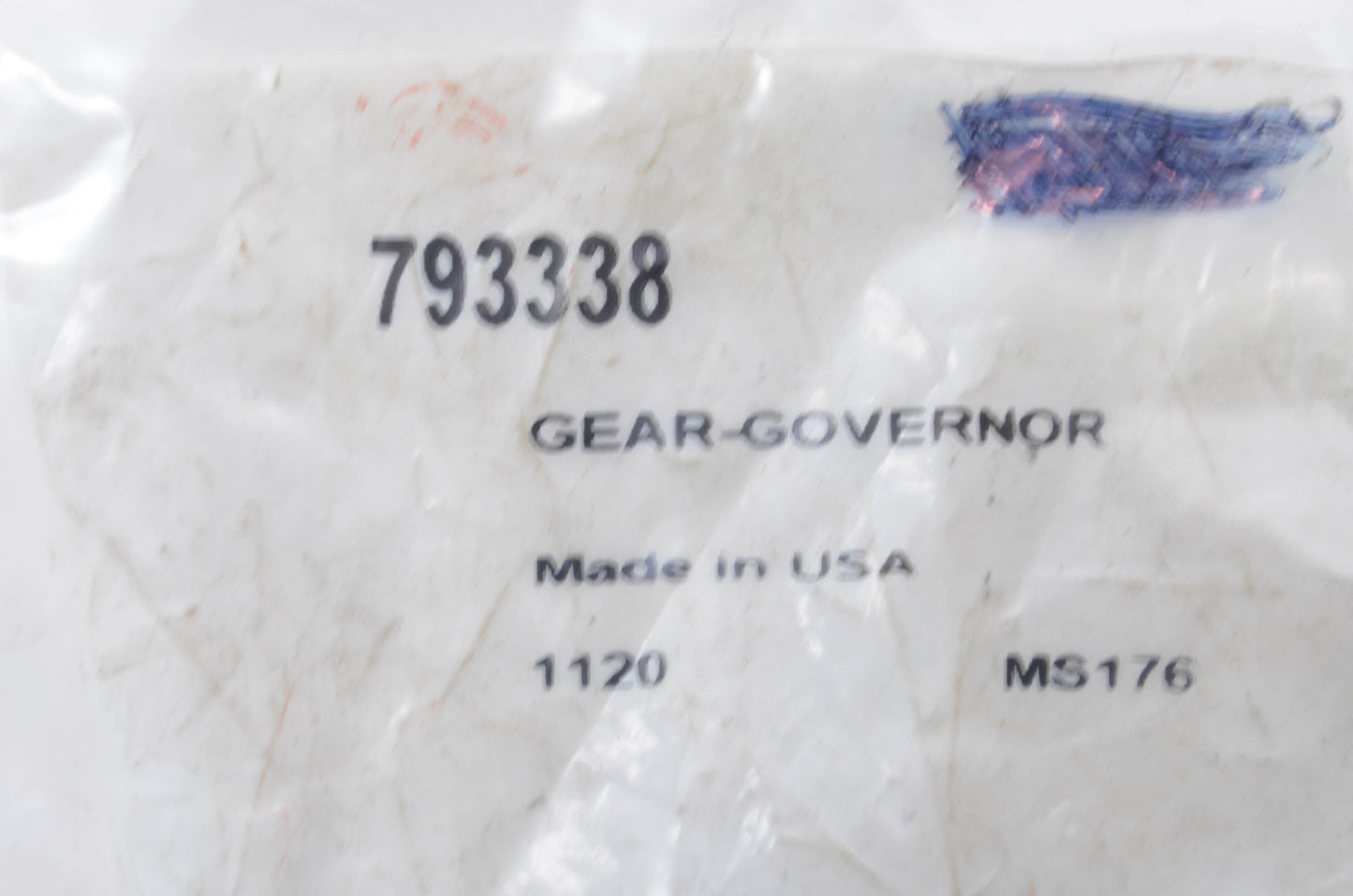 Governor Gear (Incomplete) NOS