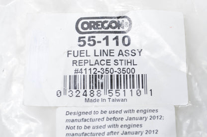 Oregon 55-110 Fuel Line NOS
