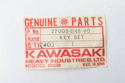 OEM Kawasaki 27008-048-90 Key Set #190 Qty 2 NOS