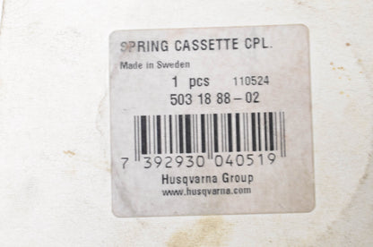 New OEM Husqvarna Cassette Spring NOS
