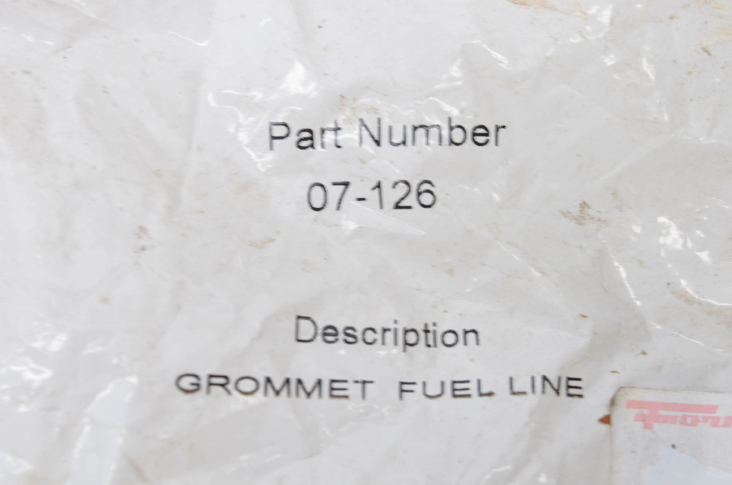 New Oregon Fuel Line Grommet NOS