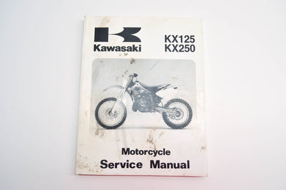 OEM Kawasaki 99924-1168-04 Service Manual KX125/250K