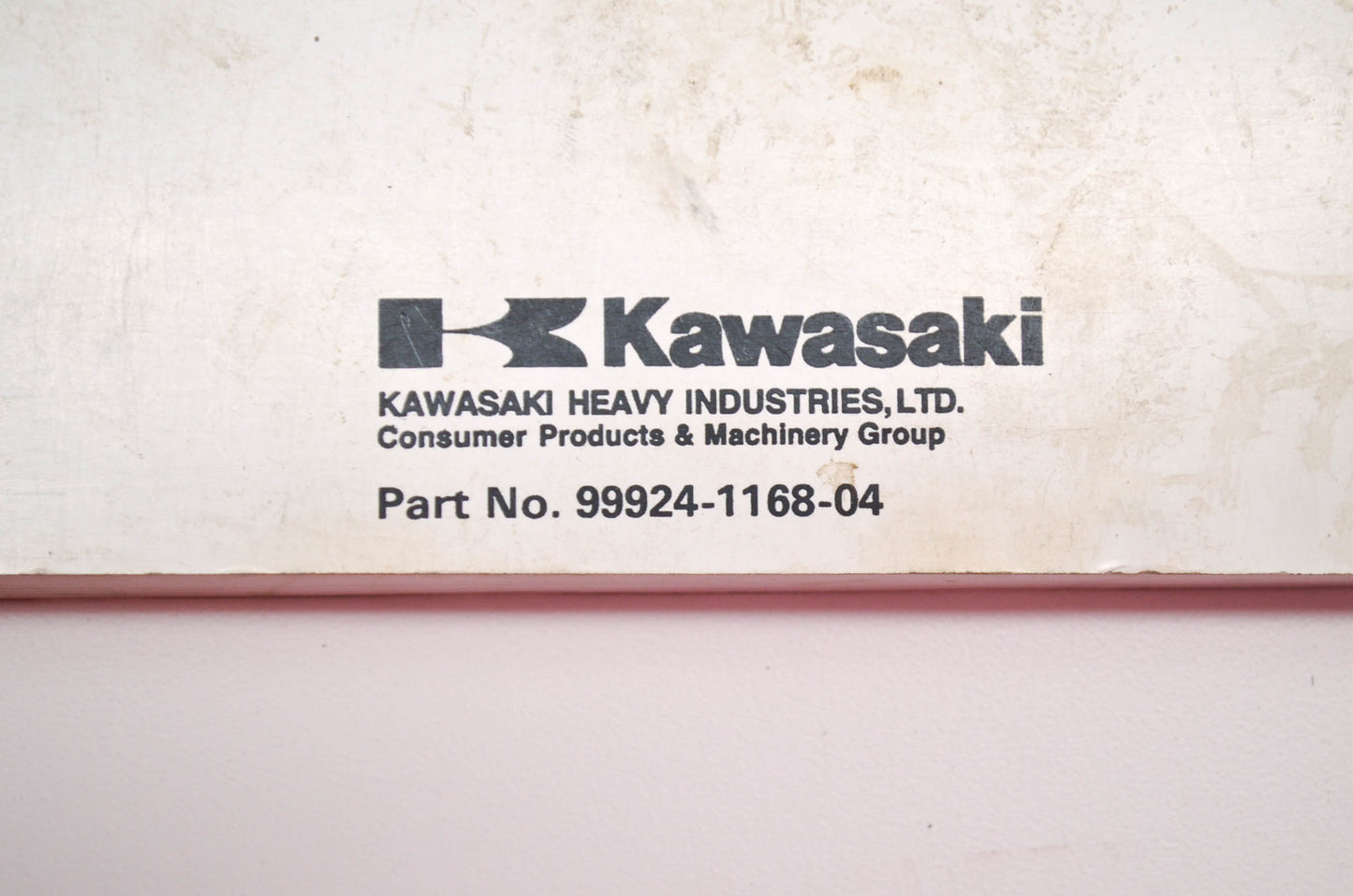 OEM Kawasaki 99924-1168-04 Service Manual KX125/250K