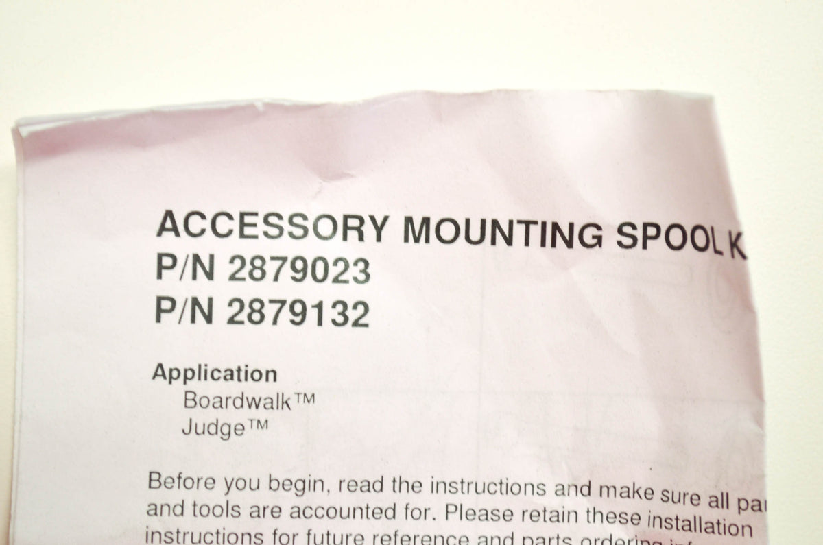 OEM Victory 2879132 Saddlebag Mounting Spool Hardware Kit NOS