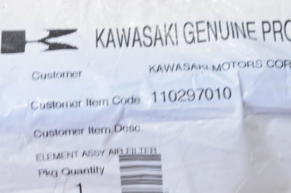 OEM Kawasaki 110297010 Air Filter NOS