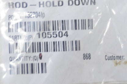 Toro 105504 Battery Hold Down Rod NOS