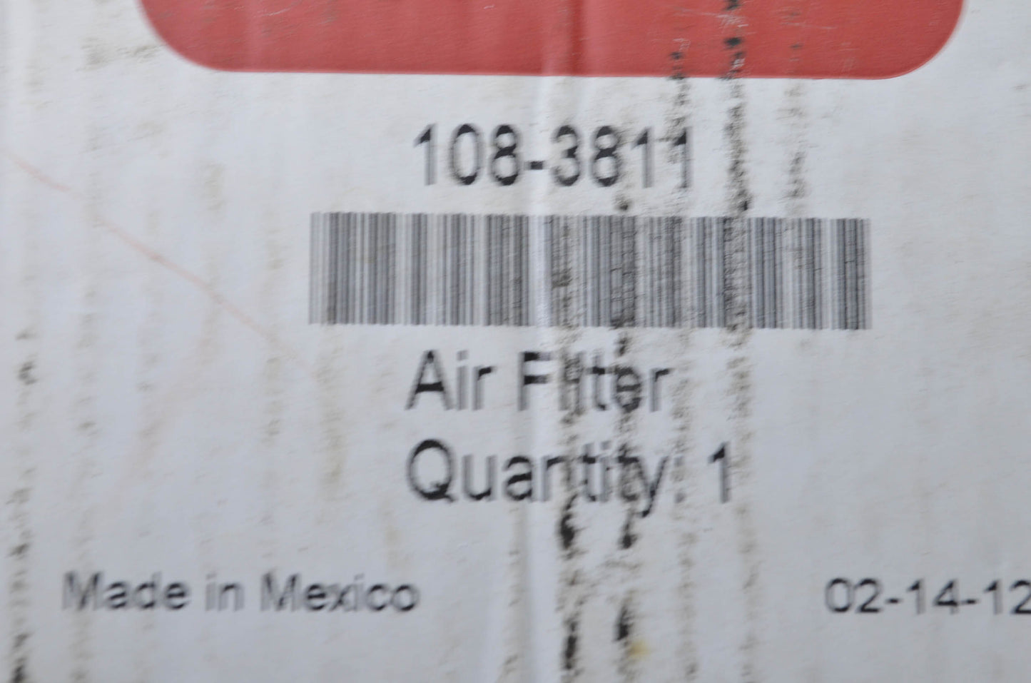 Toro 108-3811 Air Filter NOS