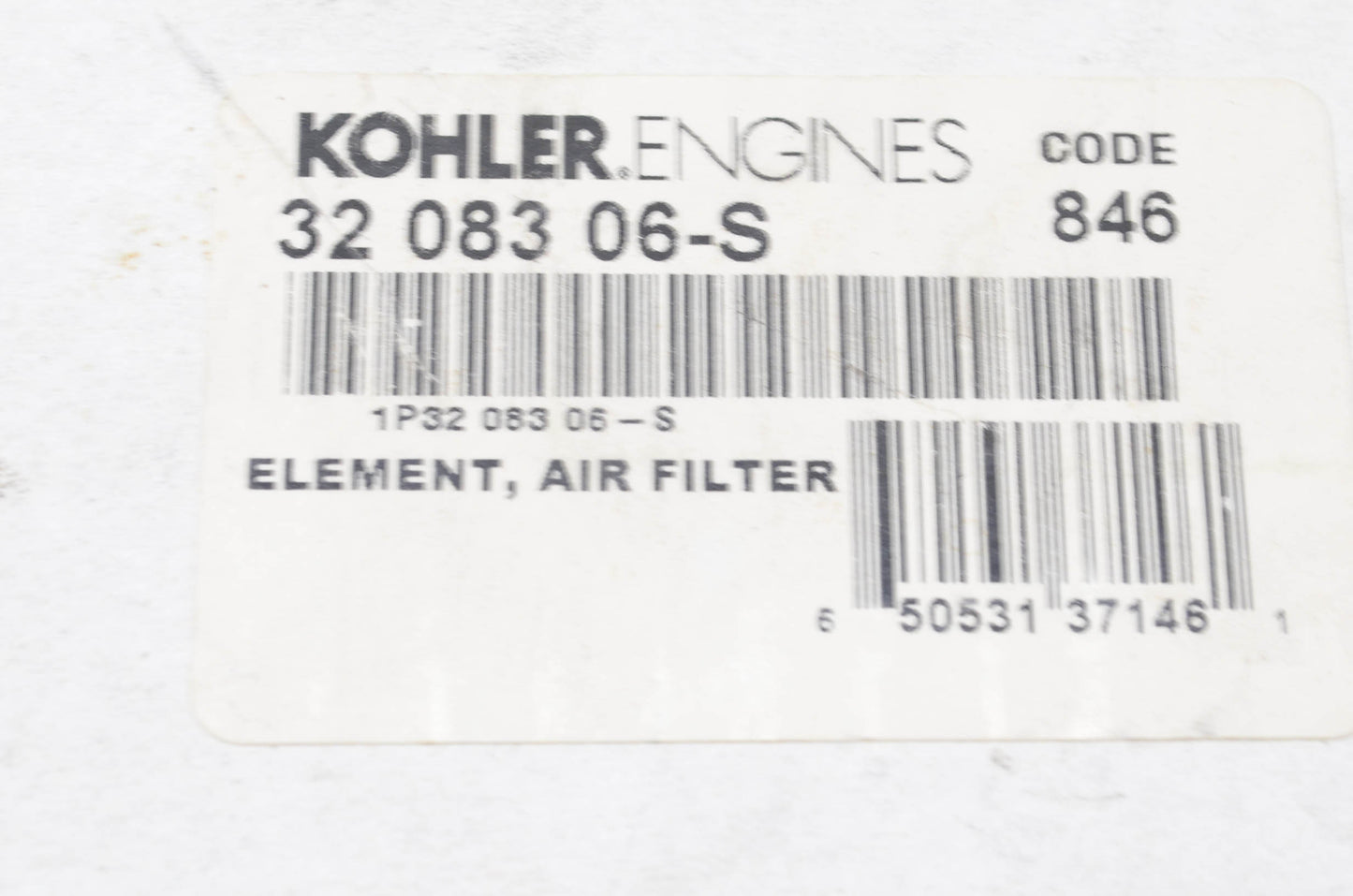 New OEM Kohler Air Filter NOS