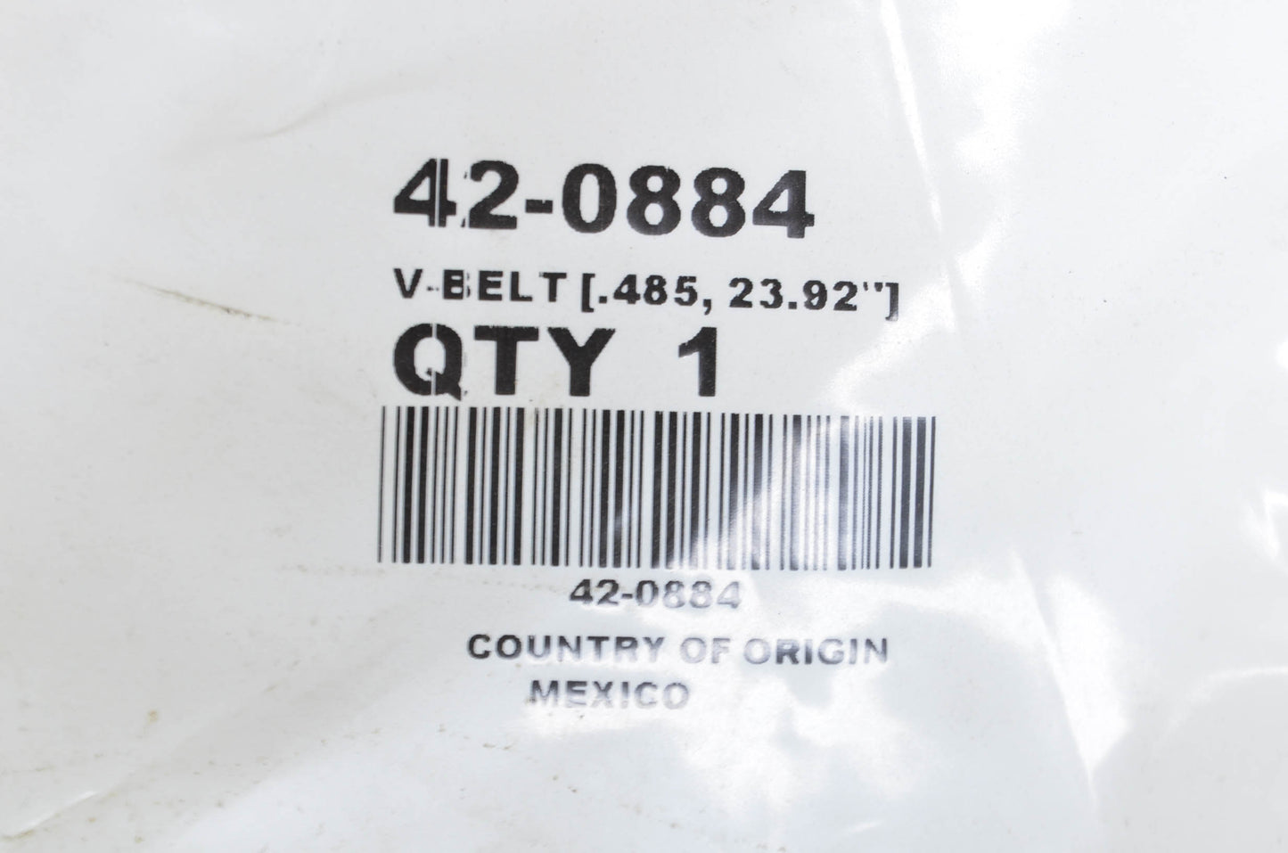 New OEM Toro .485, 23.92' V-Belt NOS