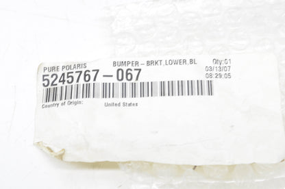Black Lower Bumper Bracket NOS