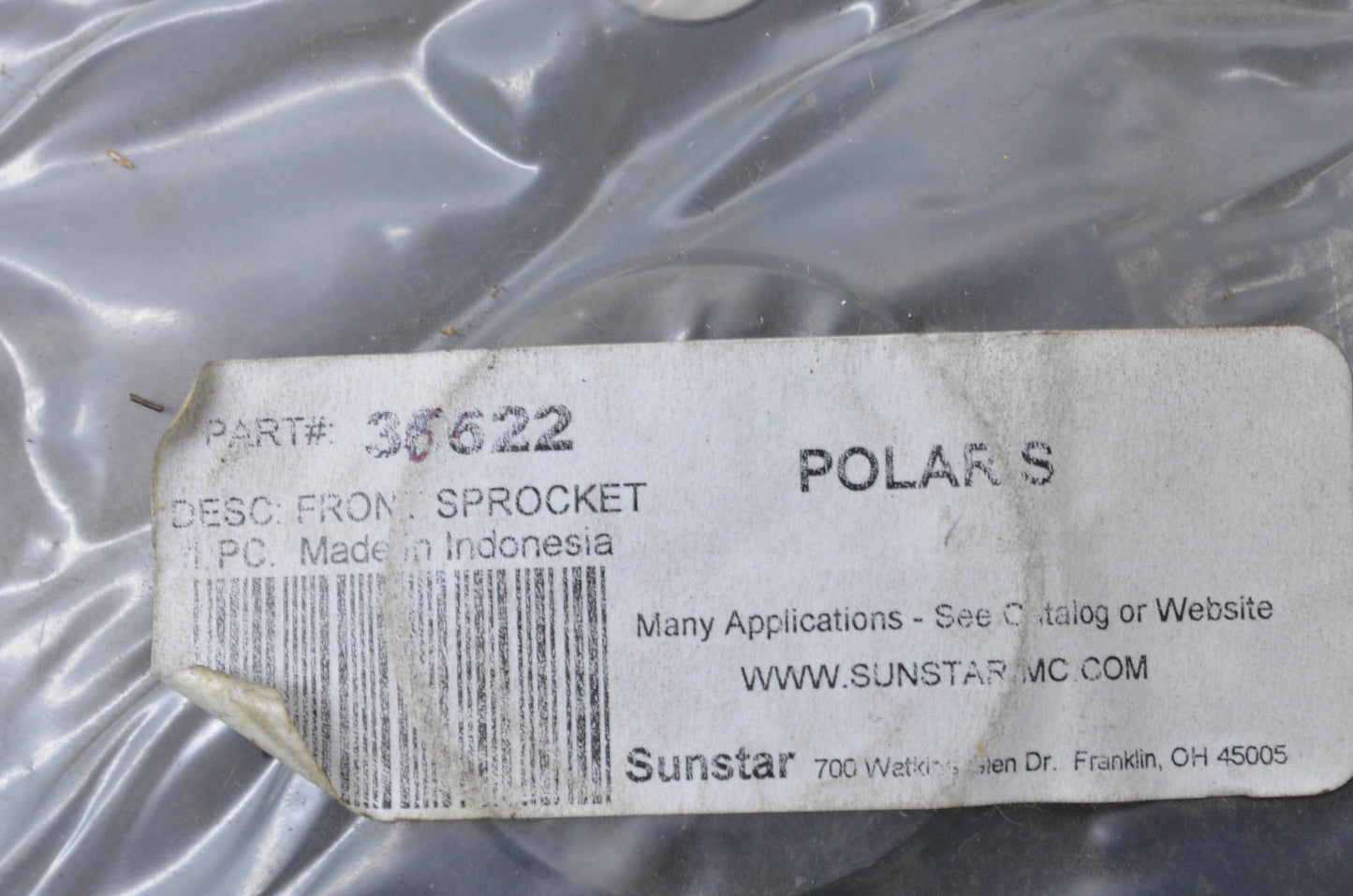 Sunstar 36622 Polaris 22T Front Sprocket NOS
