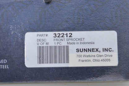 Sunstar 32212 Front Sprocket 12T NOS