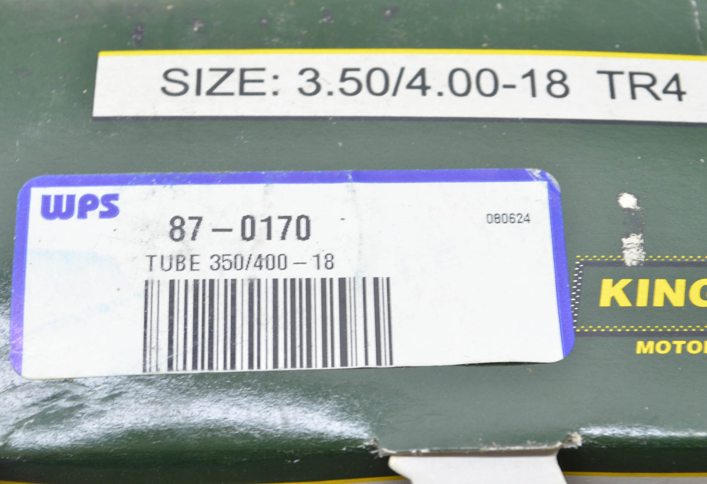 Kings Tire 87-0170 3.500/4.00-18 TR4 Motorcycle Tube NOS