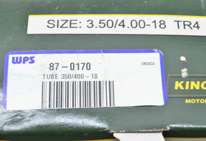 Kings Tire 87-0170 3.500/4.00-18 TR4 Motorcycle Tube NOS